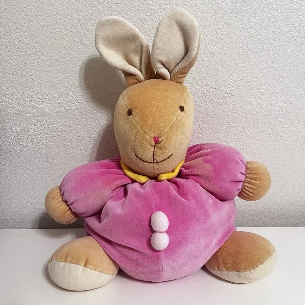 Bawi Lapinoo Pink Bunny Rabbit Plush Lovey Lovie Stuffed Animal 19